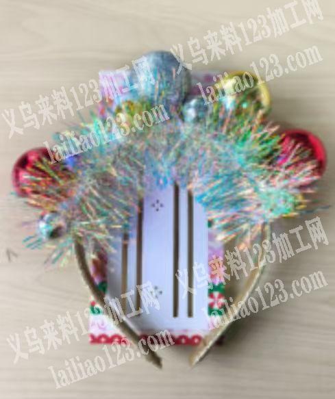 寻找专业做这种亮丝头箍的工厂，圣诞系列的