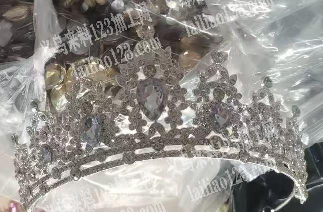 《合金压铸订单外发》合金饰品订单，皇冠订