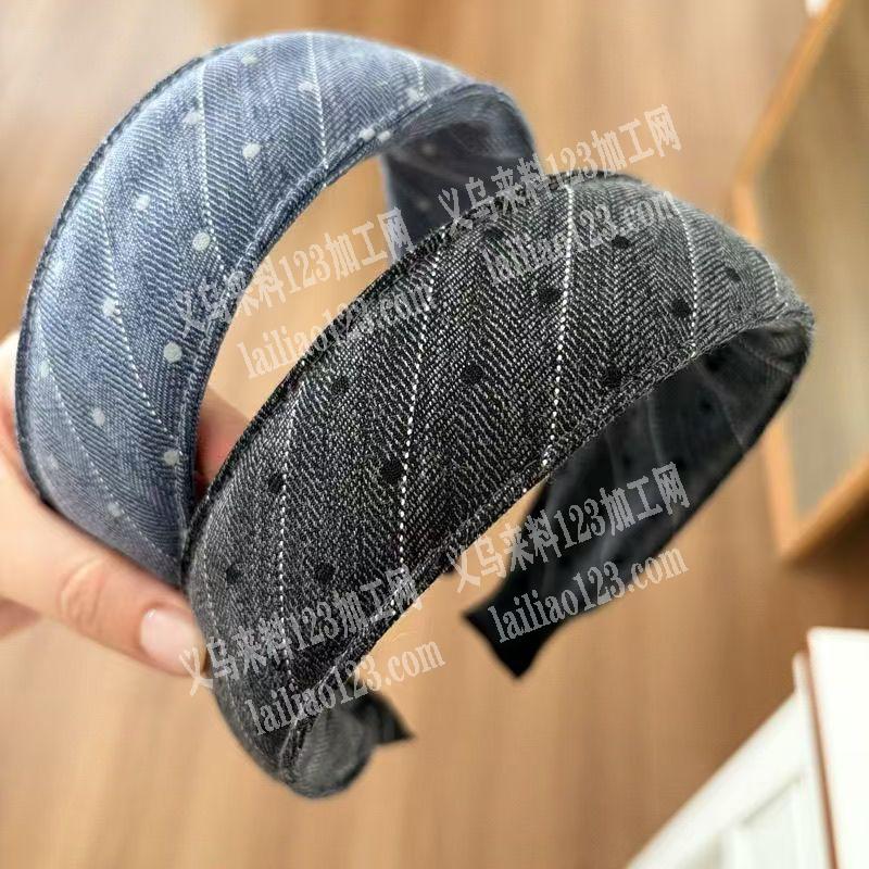 高档布艺发箍订单。如图。寻找专业做如图布