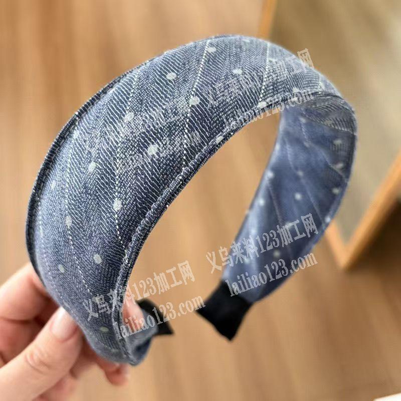 高档布艺发箍订单。如图。寻找专业做如图布