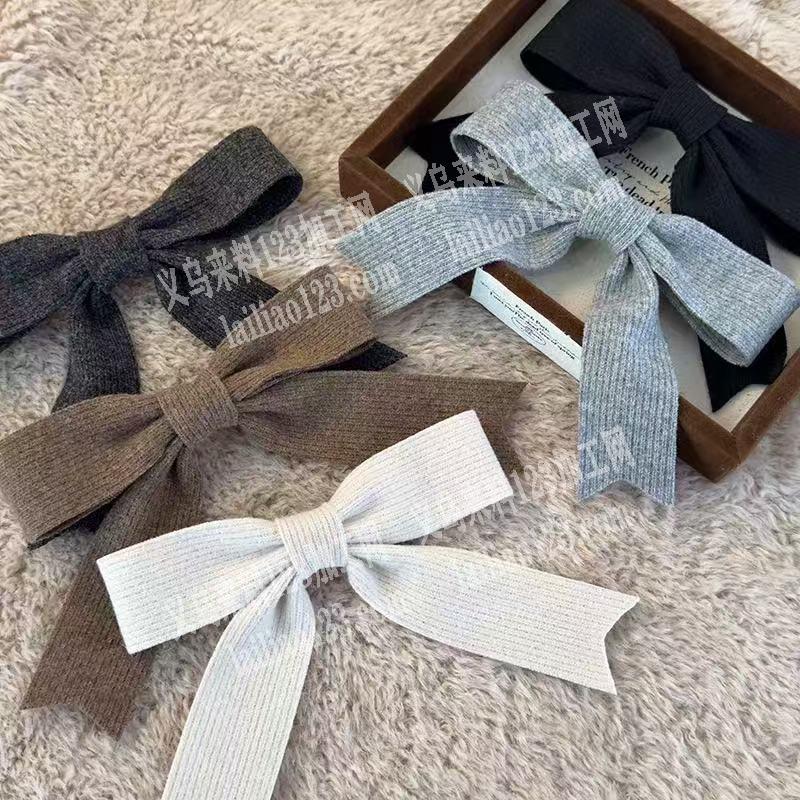 布艺蝴蝶结饰品订单，如图，寻找做布艺发饰