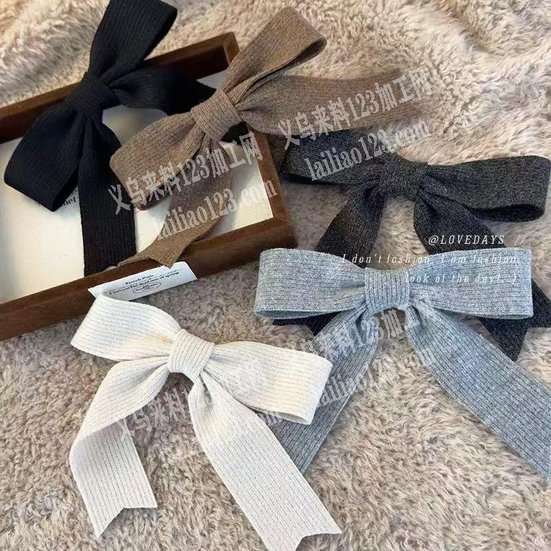 布艺蝴蝶结饰品订单，如图，寻找做布艺发饰