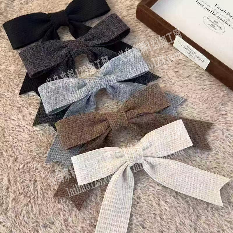 高档布艺饰品订单，如图蝴蝶结，找做布艺发