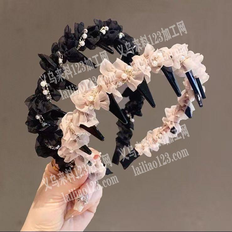 这个款式的缠绕的手工头箍成品订单，寻找包