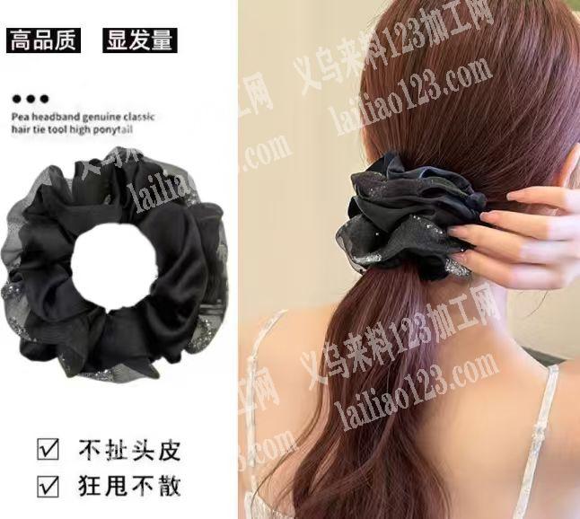 常年有布艺发圈平车活外发加工。寻找会做的