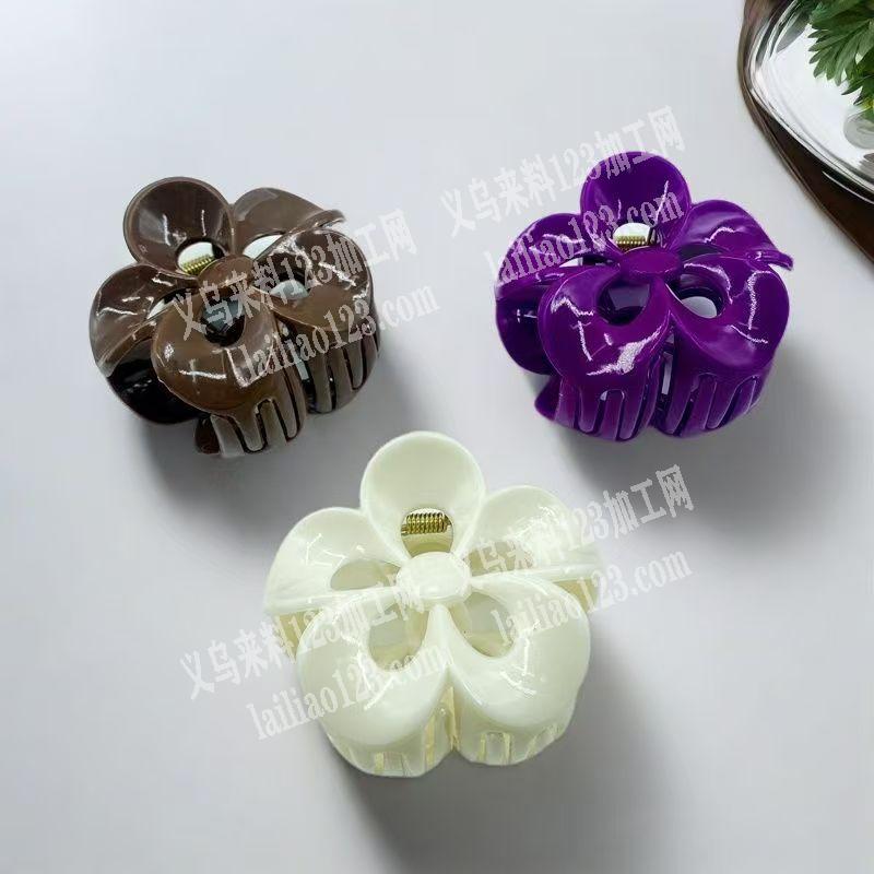 找这个花都爪夹的工厂，要透明色的，9公分