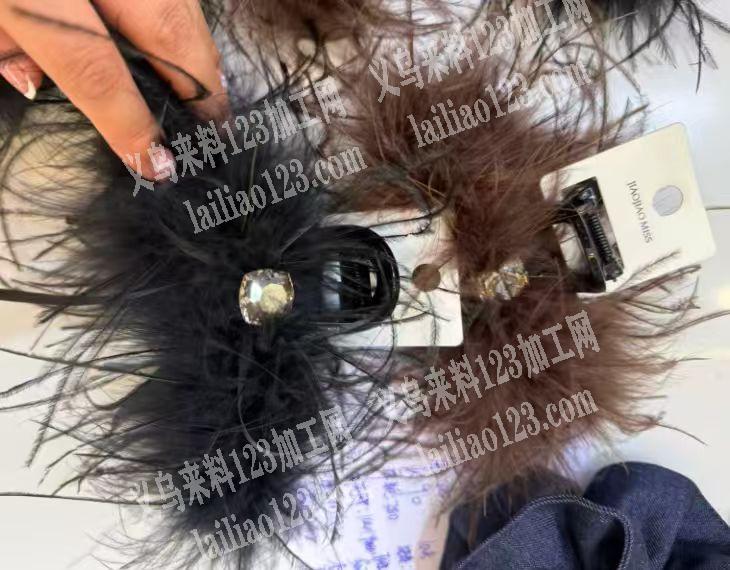 羽毛抓夹外发加工，。如图，寻找加工厂，请