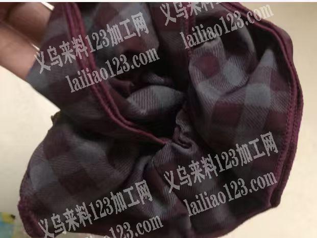 ，可发外地做，常年有布艺发圈平车活—拷边