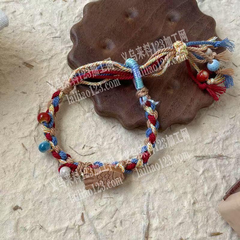 长期有手链串珠+编织+打结的手工活外发，