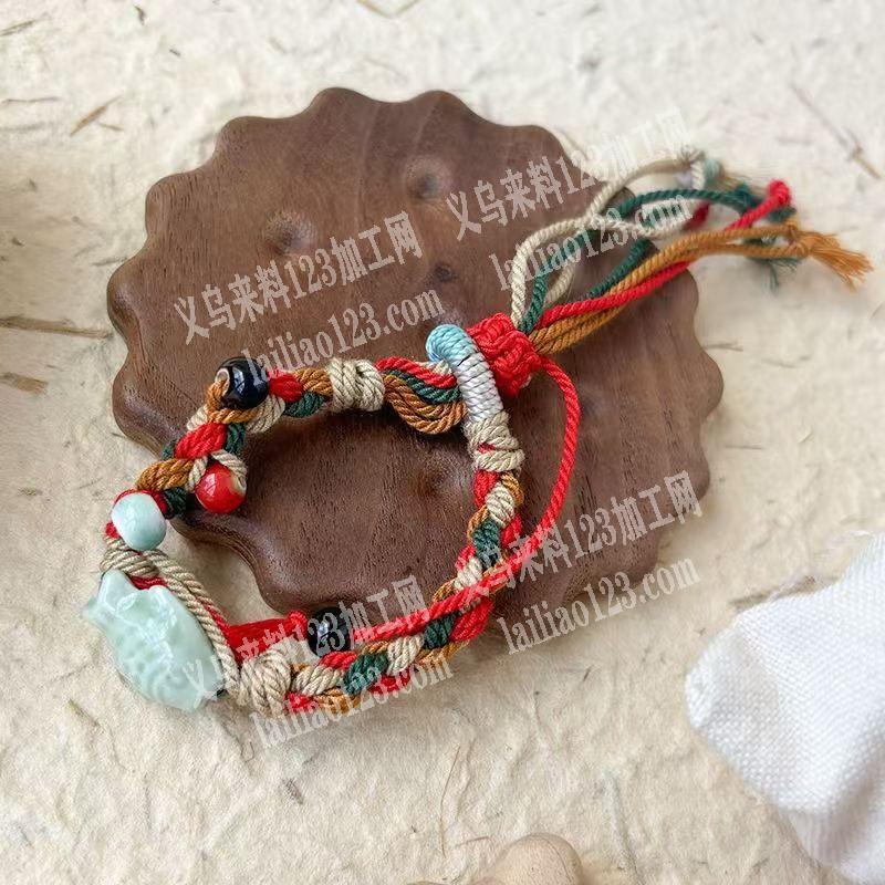 长期有手链串珠+编织+打结的手工活外发，