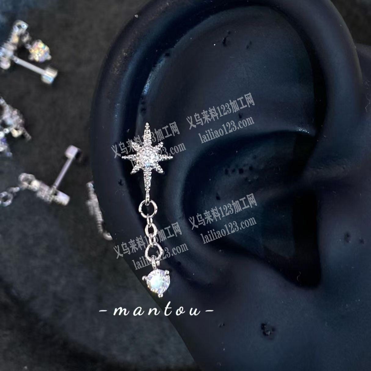 耳环挂圈的手工活外发加工，如图，寻找义乌