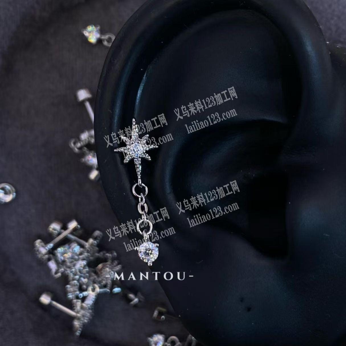 耳环挂圈的手工活外发加工，如图，寻找义乌