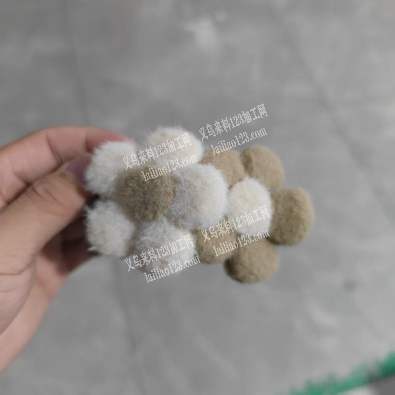 采购秋冬毛绒花朵，量大，每年都要，寻找源