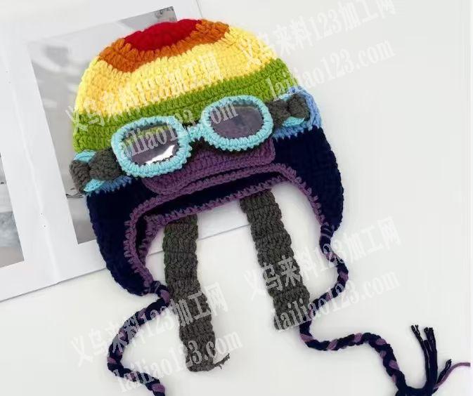 大量钩针编织的帽子加工订单外发，寻找专业