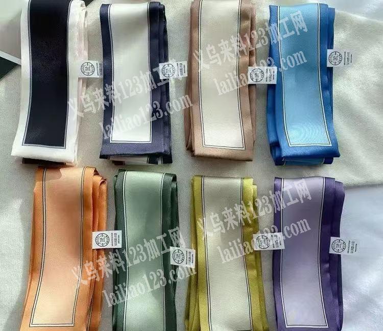 老板委托寻找：布艺飘带订单外发加工，如图