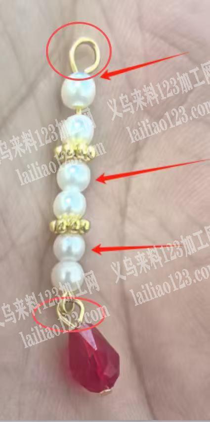 【现金结账】穿珠子+弯针的手工活外发加工