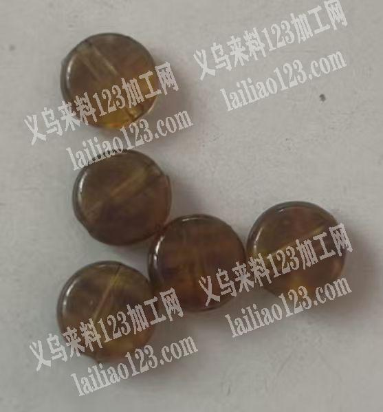 亚克力珠刷琥珀效果，寻找能上色的加工厂，