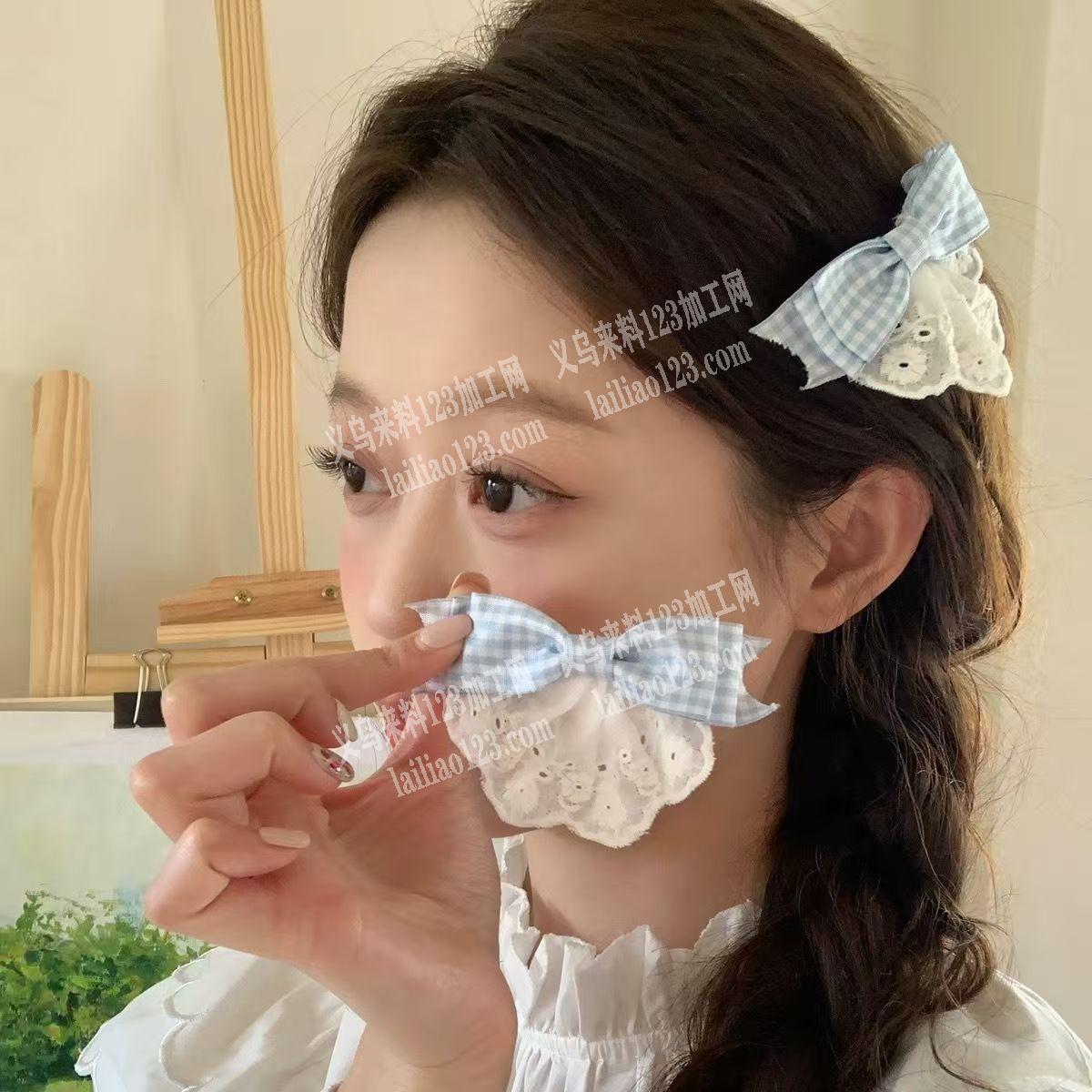 打蝴蝶结缝纫的手工活外发，如图，寻找打蝴