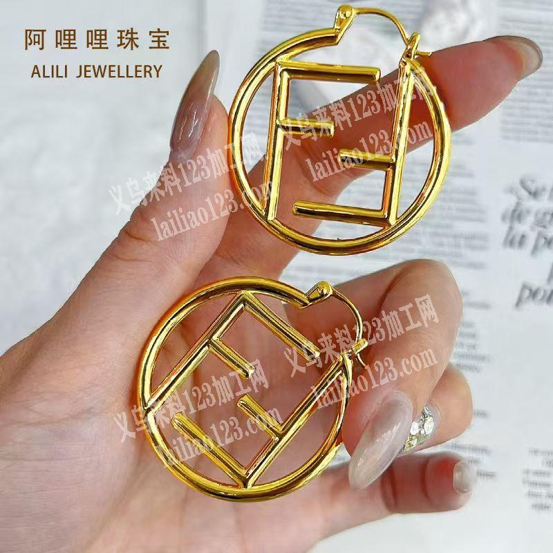 耳环订单，如图大耳圈，寻找专业做这个耳环