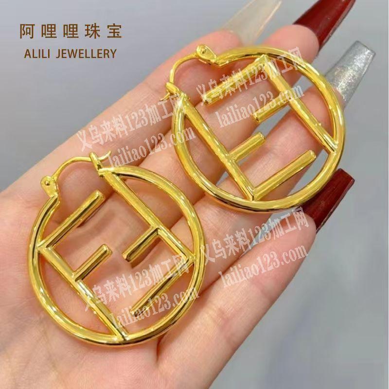 耳环订单，如图大耳圈，寻找专业做这个耳环