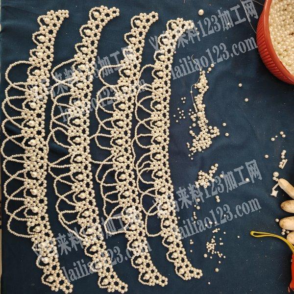 串珠挂圈胶枪组装各种手工代加工