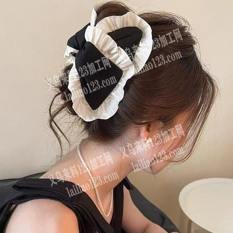 布艺花边抓夹外发加工，如图，寻找布艺饰品