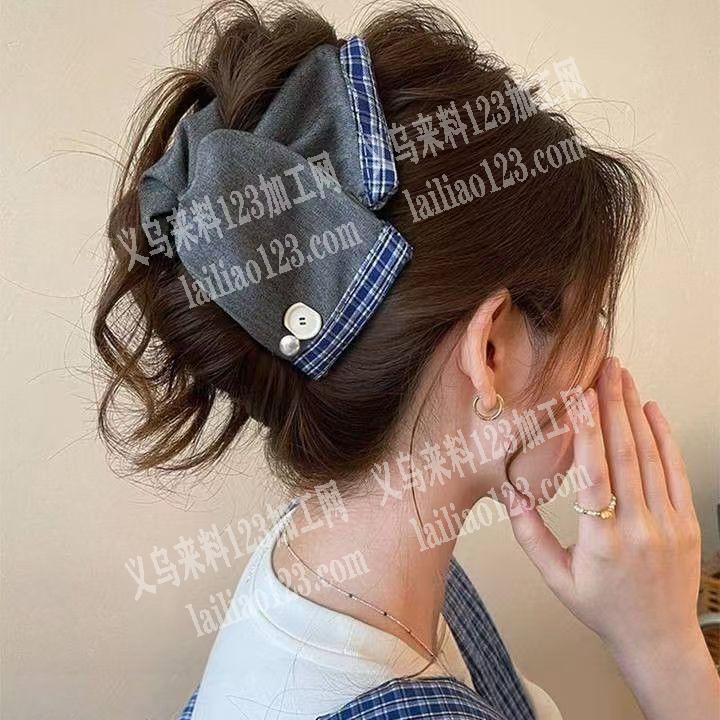 寻找专业做如图布艺发箍的工厂，能做的加工