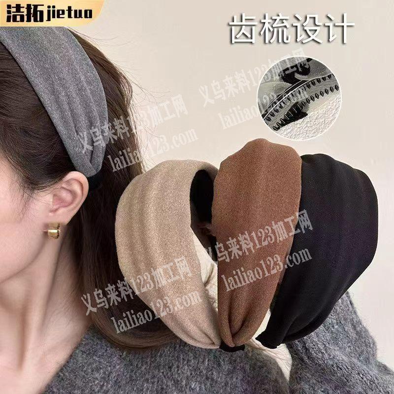 找专业做如图布艺发箍的工厂，能做的加工厂