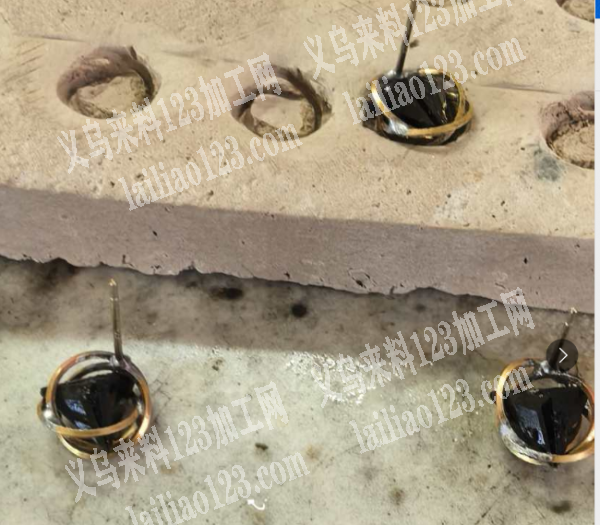 这个耳环烧焊外发加工，。寻找烧焊的加工厂