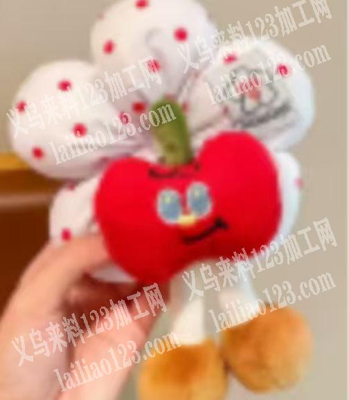 花朵布艺发圈订单，外发加工，如图，寻找加