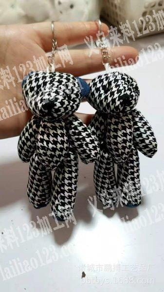 毛绒布料的玩具挂件订单，如图，找专业生产