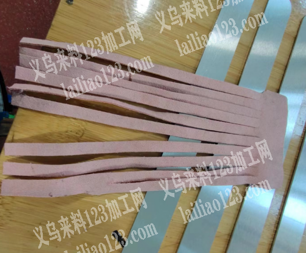 流苏分条下料外发加工，如图，寻找切条分条
