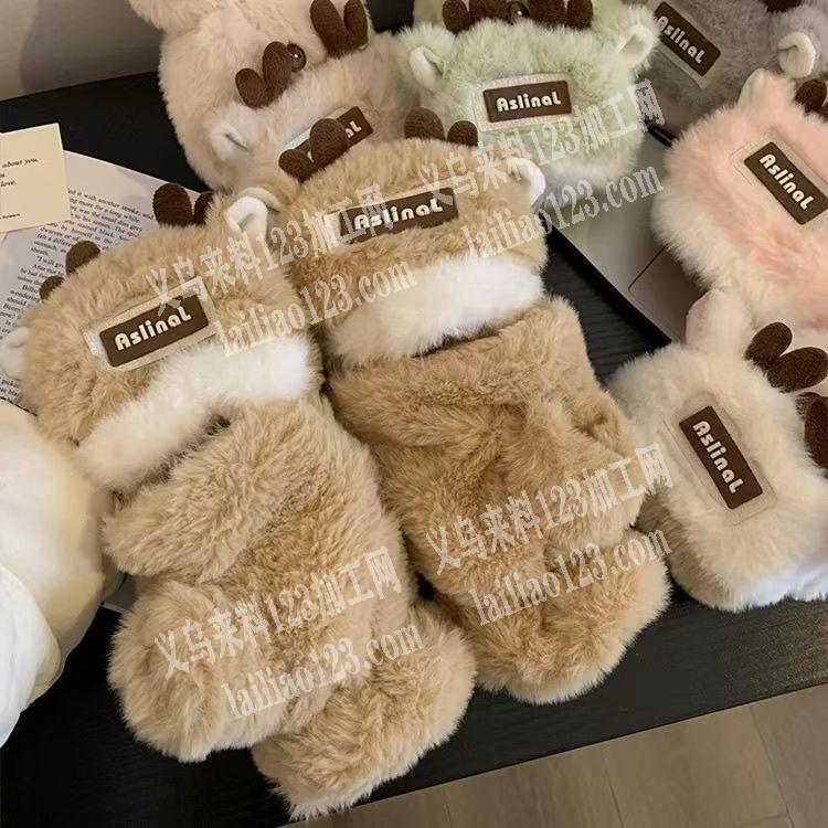 毛绒手套外发加工，发外地江西做，寻找江西