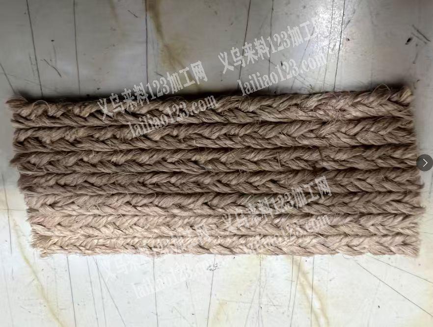寻找如图编好的麻绳，寻找厂家，请联系详谈