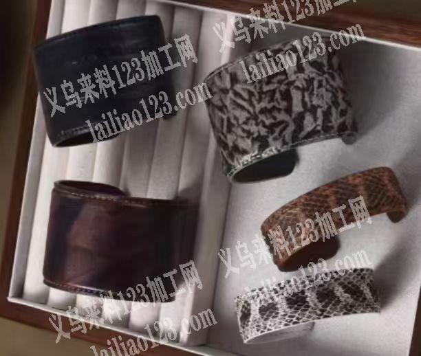 仿真的皮手链订单，如图，寻找厂家，请联系