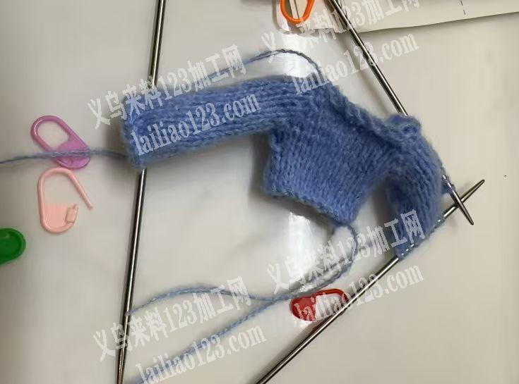 棒织小毛衣手工活外发，如图，寻找钩针编织