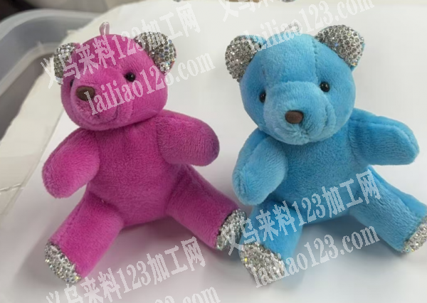 坐姿毛绒小熊订单，毛绒玩具订单，如图，毛