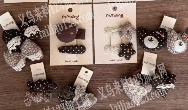 儿童布艺发夹成品订单，。寻找成品工厂【工