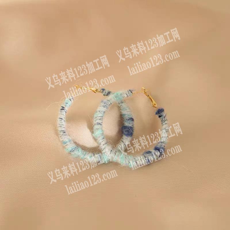 找绕毛线饰品，头饰加工厂，