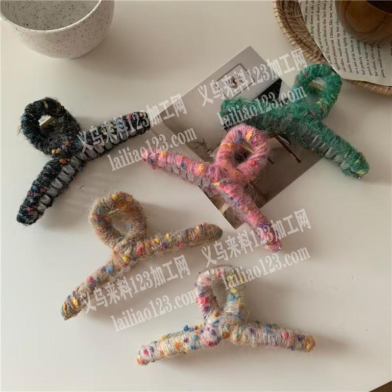 【抓夹缠绕的手工活外发】附图片，抓夹绕毛