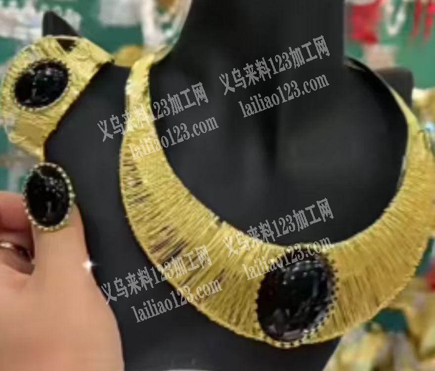 铜饰品订单。，饰品成品套装订单，如图手镯