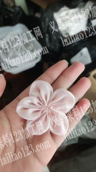 电商采购网纱花朵，有订单，采购杏色和粉色