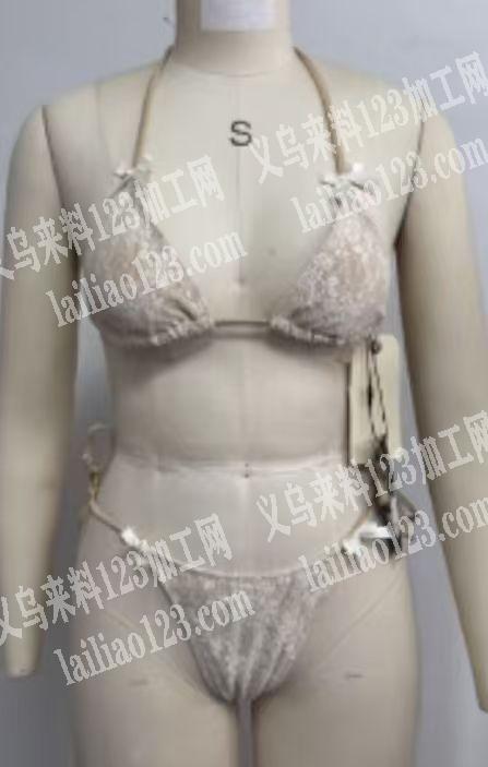 如图文胸内裤订单，纯加工，寻找会做的加工
