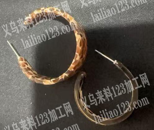 醋酸耳环成品订单，如图，寻找专业做醋酸耳