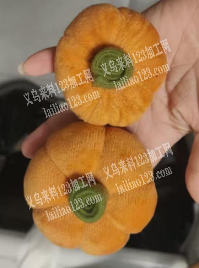 平车活+手工活外发。这个毛绒南瓜车线，跟