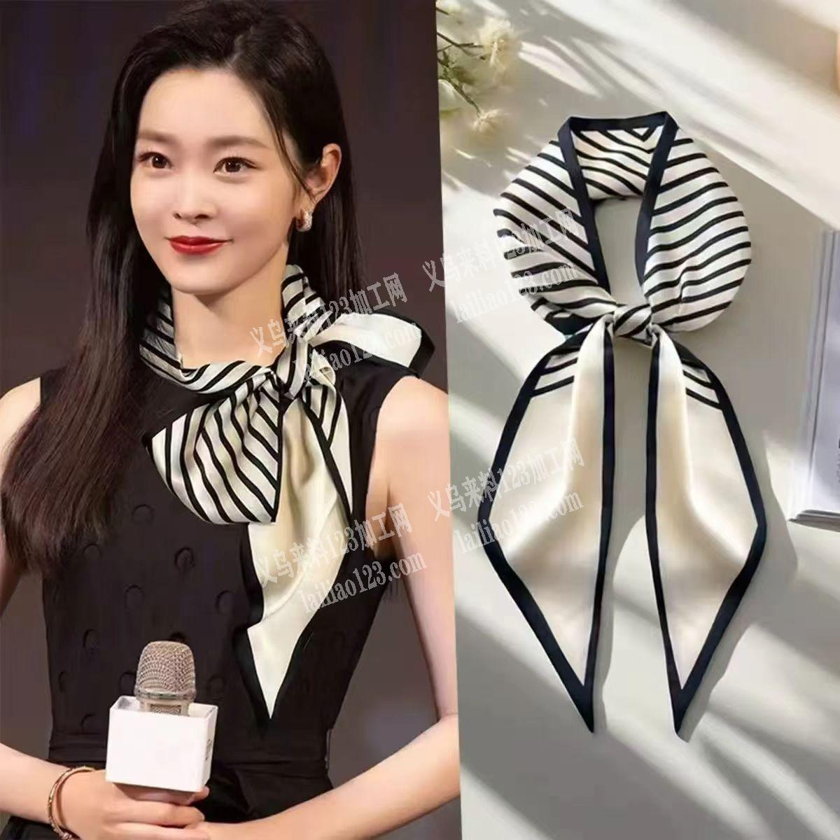 飘带丝巾外发加工，需要车缝+熨烫的，有实