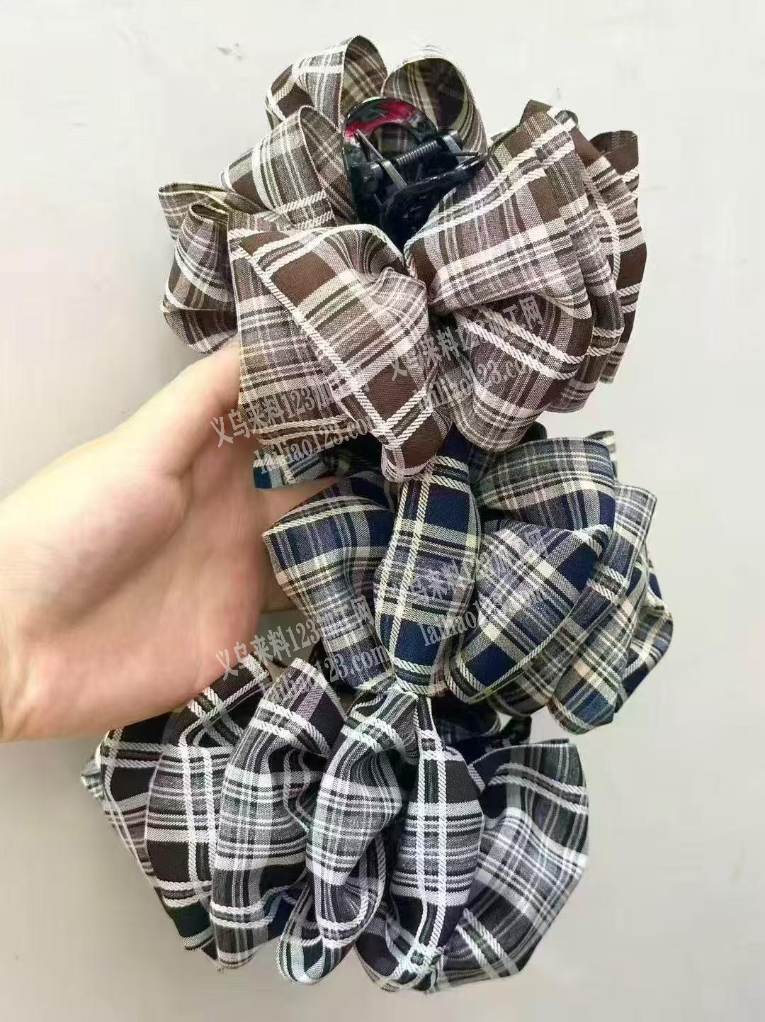 如图2款格子布的抓夹订单，寻找格子布的抓