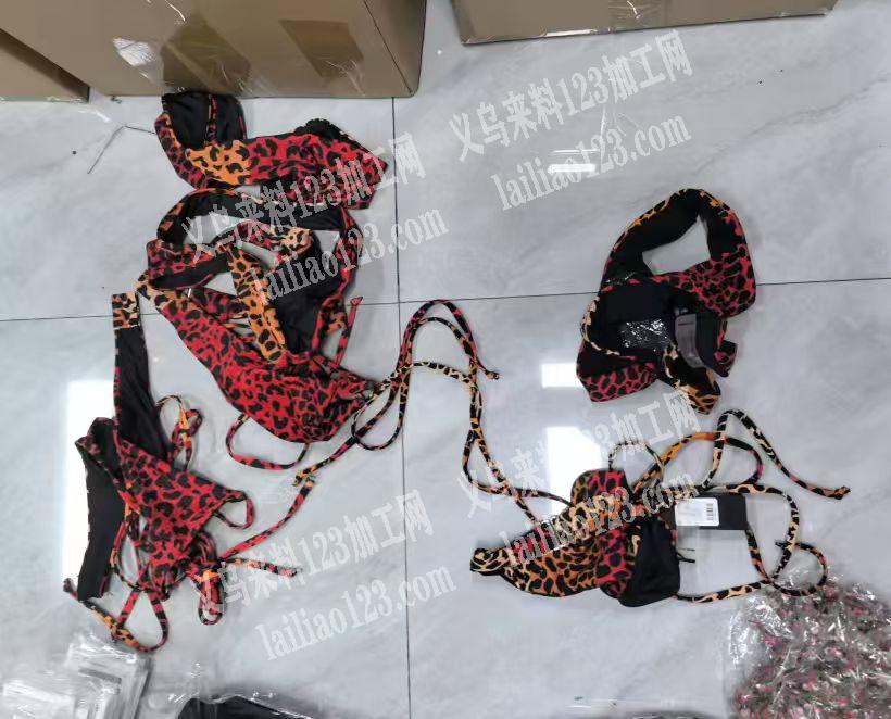 大量泳衣内衣外发加工，纯加工，如图比基尼
