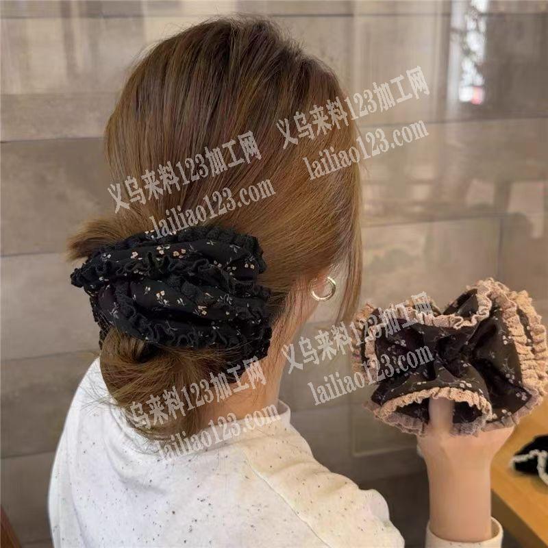 布艺发圈外发加工。，纯加工，如图，寻找发