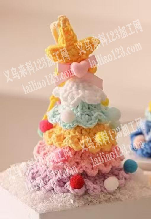 钩针编织的圣诞摆件订单，寻找会做这个钩针